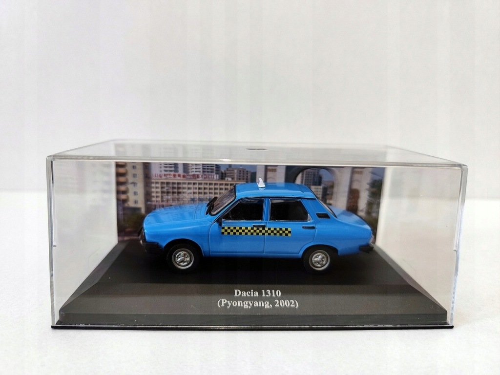 Model kolekcjonerski DACIA 1310 - 2002 ( Pjongjang Taxi ) Altaya / IXO 1:43 Model kolekcjonerski DACIA 1310 - 2002 ( Pjongjang Taxi ) Altaya / IXO 1:43