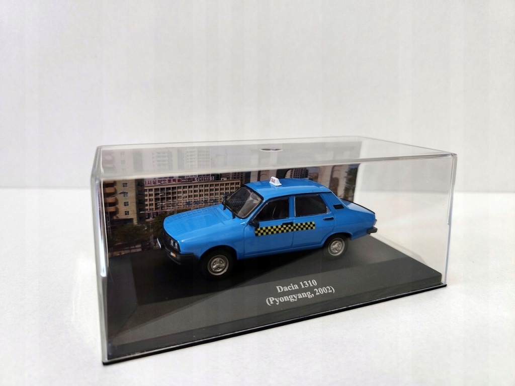 Model kolekcjonerski DACIA 1310 - 2002 ( Pjongjang Taxi ) Altaya / IXO 1:43 Model kolekcjonerski DACIA 1310 - 2002 ( Pjongjang Taxi ) Altaya / IXO 1:43