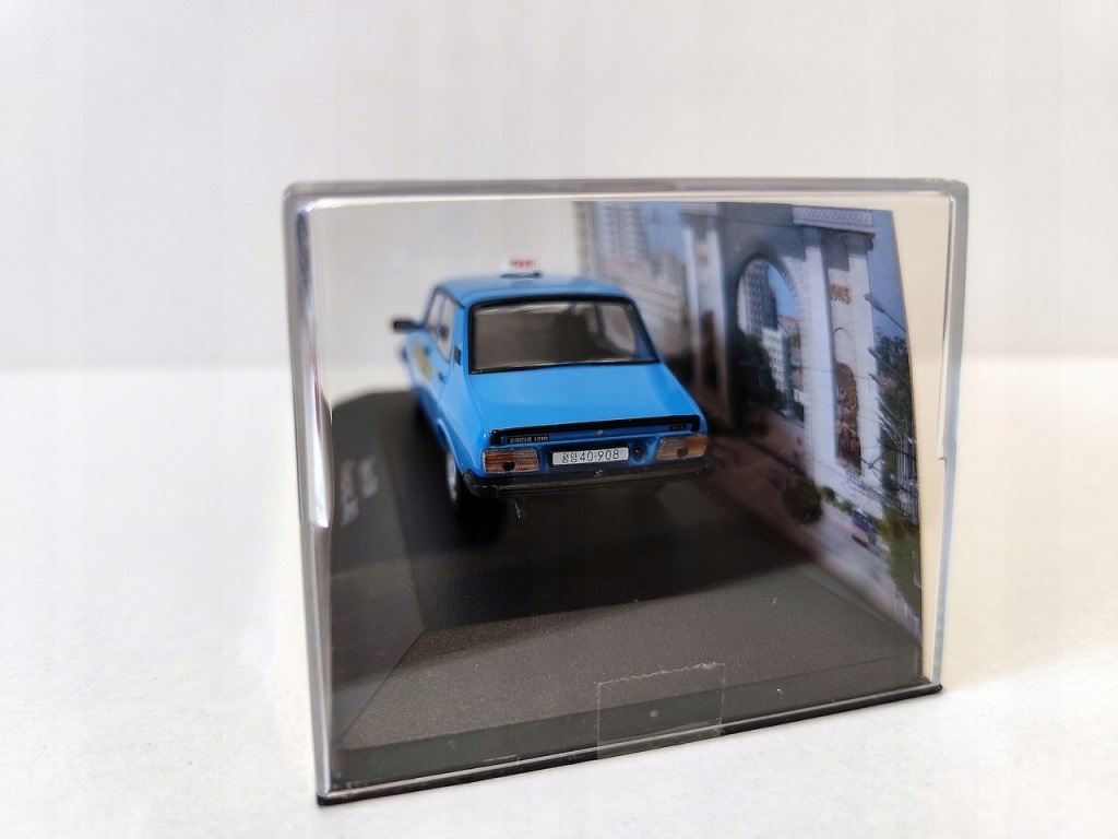 Model kolekcjonerski DACIA 1310 - 2002 ( Pjongjang Taxi ) Altaya / IXO 1:43 Model kolekcjonerski DACIA 1310 - 2002 ( Pjongjang Taxi ) Altaya / IXO 1:43