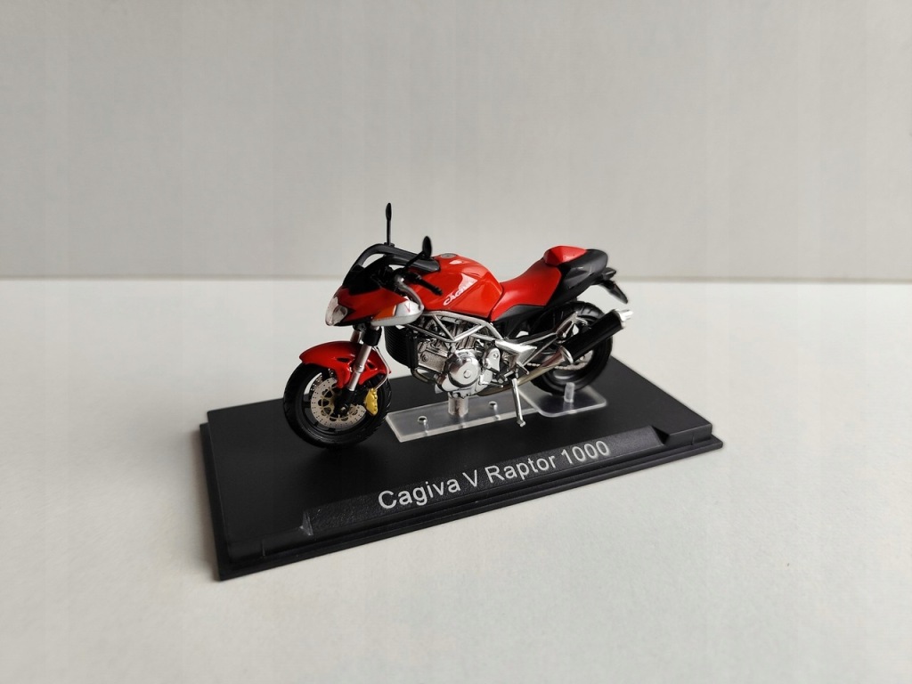 Model kolekcjonerski Cagiva V Raptor 1000 Motor Motocykl ixo/Altaya 1:24 Model kolekcjonerski Cagiva V Raptor 1000 Motor Motocykl ixo/Altaya 1:24