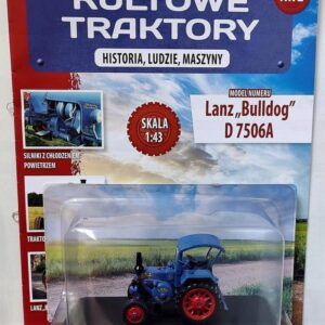 Model kolekcjonerski Lanz Bulldog D7506A kultowe Traktory NR 2 Hachette 1:43 Model kolekcjonerski Lanz Bulldog D7506A kultowe Traktory NR 2 Hachette 1:43