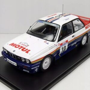 Model kolekcjonerski BMW M3 E30 Rallye Tour de Corse 1987 Beguin - Lenne 1:24