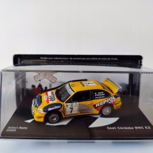Model kolekcjonerski Seat Cordoba WRC E2 Rally Safari 2000 D. Auriol - D. Giraudet 1:43