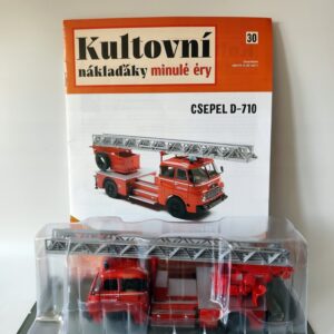 Model kolekcjonerski Csepel D - 710 Wóz Strażacki Kultowe Ciężarówki PRL - u DeAGOSTINI 1:43