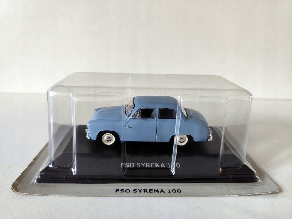 Model kolekcjonerski FSO Syrena 100 Legendy FSO NR 43 + Gazetka 1:43 Model kolekcjonerski FSO Syrena 100 Legendy FSO NR 43 + Gazetka 1:43