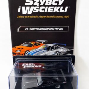 Model kolekcjonerski Plymouth Barracuda ( 1970 ) Fast and Furious Nr 32 Szybcy i Wściekli 1:43 Model kolekcjonerski Plymouth Barracuda ( 1970 ) Fast and Furious Nr 32 Szybcy i Wściekli 1:43