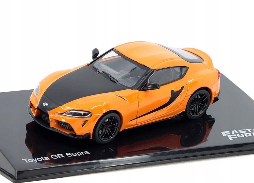 Model kolekcjonerski Toyota GR Supra ( 2019 ) Szybcy i wściekli NR 27 Fast and Furious 1:43 Model kolekcjonerski Toyota GR Supra ( 2019 ) Szybcy i wściekli NR 27 Fast and Furious 1:43