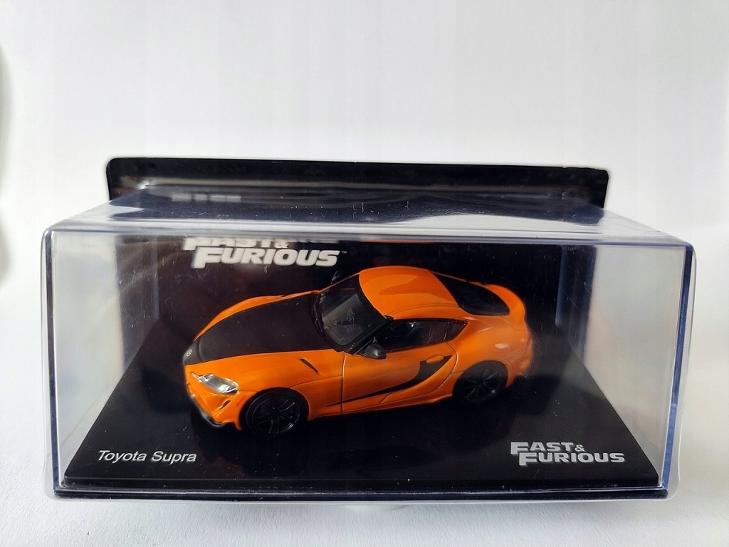 Model kolekcjonerski Toyota GR Supra ( 2019 ) Szybcy i wściekli NR 27 Fast and Furious 1:43 Model kolekcjonerski Toyota GR Supra ( 2019 ) Szybcy i wściekli NR 27 Fast and Furious 1:43