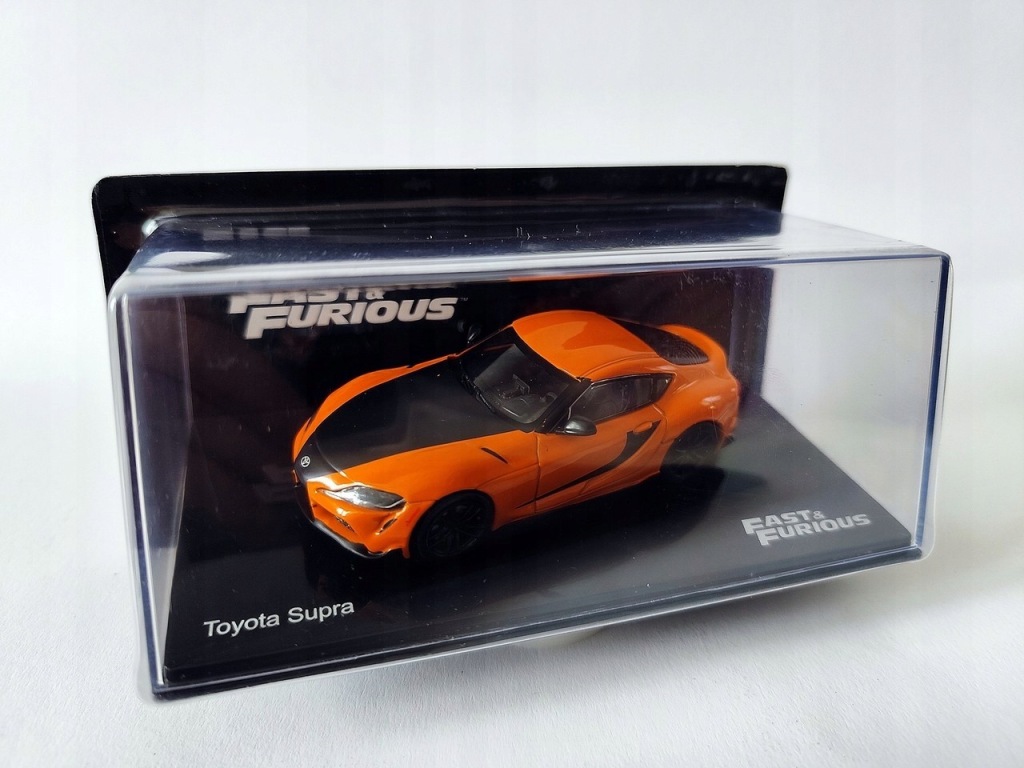 Model kolekcjonerski Toyota GR Supra ( 2019 ) Szybcy i wściekli NR 27 Fast and Furious 1:43 Model kolekcjonerski Toyota GR Supra ( 2019 ) Szybcy i wściekli NR 27 Fast and Furious 1:43
