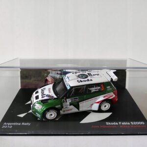 Model kolekcjonerski Skoda Fabia S2000 Rally Argentina 2010 J.Hanninen - M.Markkula 1:43