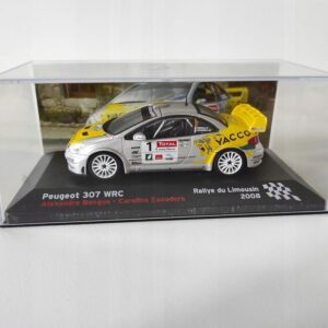 Model kolekcjonerski Peugeot 307 WRC Rallye du Limousin 2008 A. Benque - C. Escudero 1:43 Model kolekcjonerski Peugeot 307 WRC Rallye du Limousin 2008 A. Benque - C. Escudero 1:43