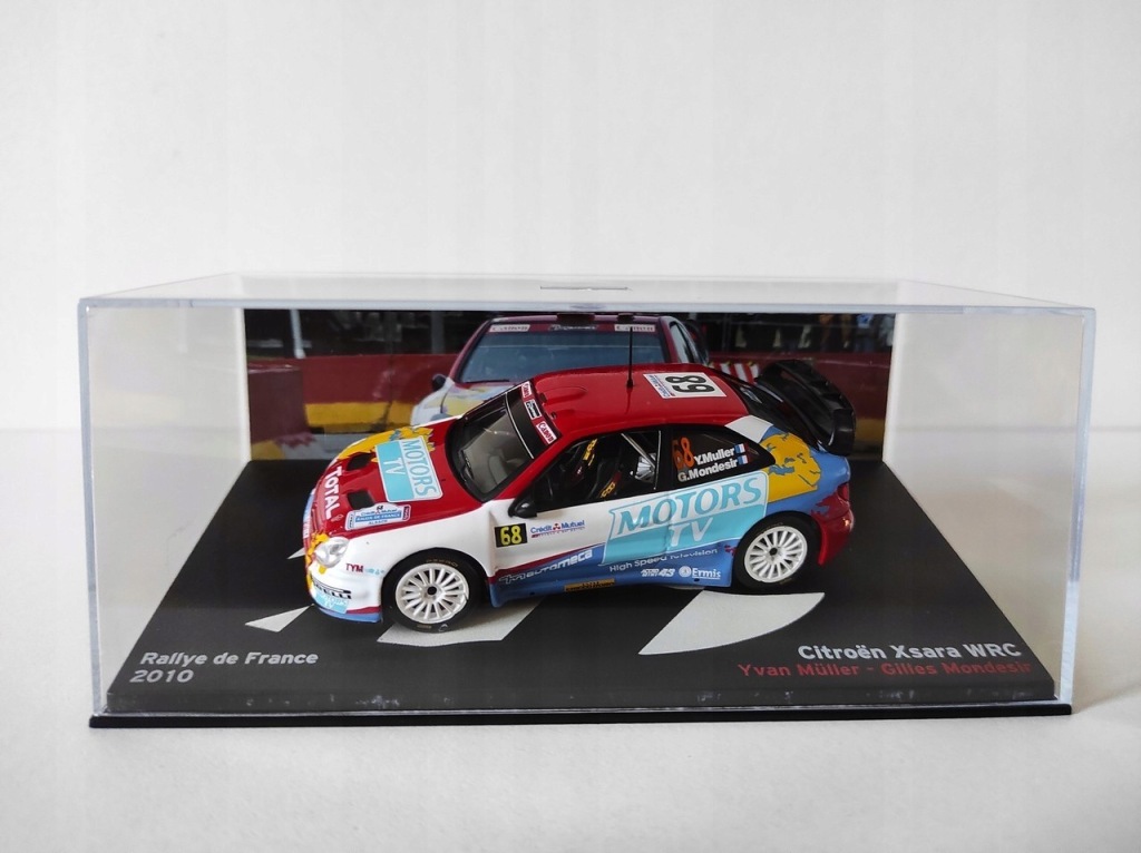 Model kolekcjonerski Citroen Xsara WRC Rallye de France 2010 Y. Muller - Mondesir 1:43 Model kolekcjonerski Citroen Xsara WRC Rallye de France 2010 Y. Muller - Mondesir 1:43