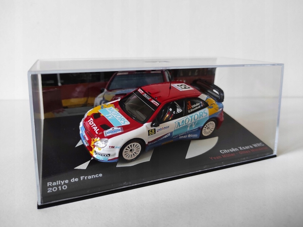 Model kolekcjonerski Citroen Xsara WRC Rallye de France 2010 Y. Muller - Mondesir 1:43 Model kolekcjonerski Citroen Xsara WRC Rallye de France 2010 Y. Muller - Mondesir 1:43