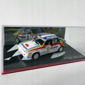 Model kolekcjonerski Renault 11 Turbo Rally Catalunya 1987 J. Puras - T. Aquado 1:43 Model kolekcjonerski Renault 11 Turbo Rally Catalunya 1987 J. Puras - T. Aquado 1:43