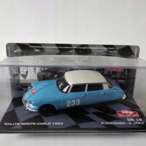 Model kolekcjonerski CITROEN DS 19 Rallye Monte Carlo 1963 P. Toivonen - A. Jarvi 1:43