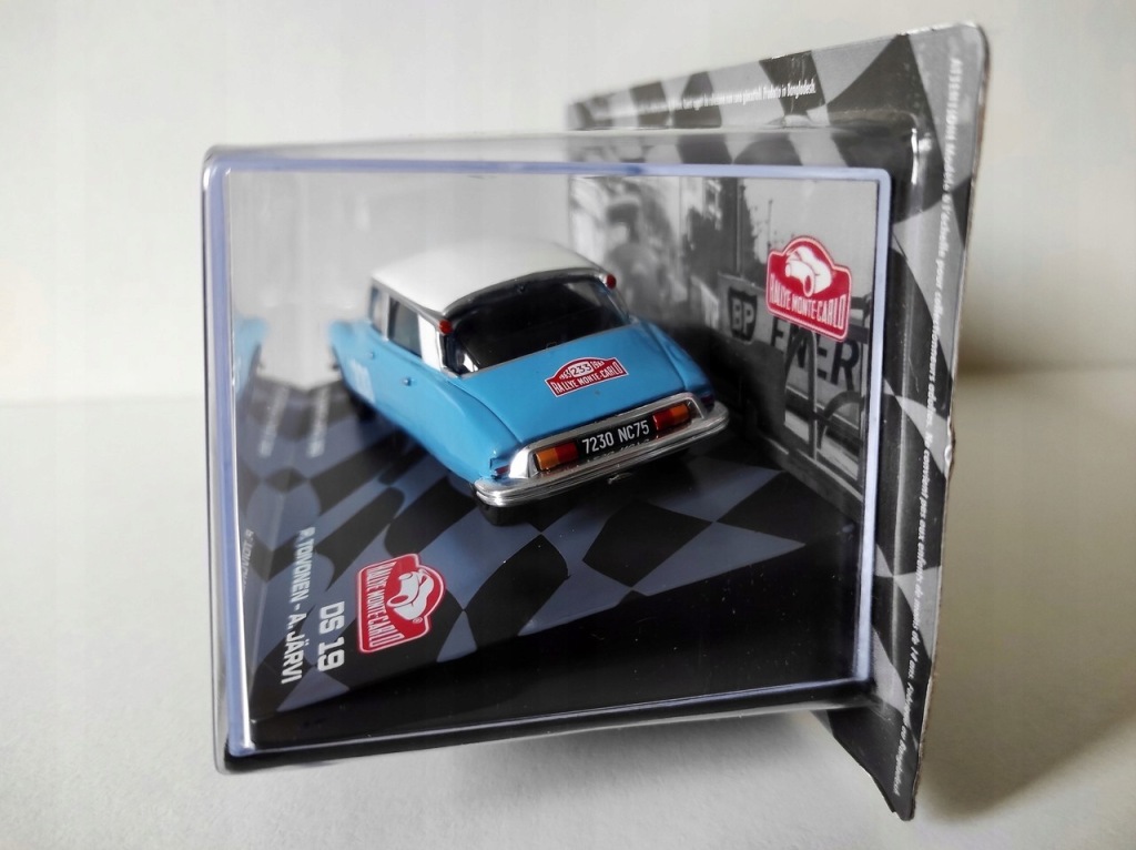 Model kolekcjonerski CITROEN DS 19 Rallye Monte Carlo 1963 P. Toivonen - A. Jarvi 1:43 Model kolekcjonerski CITROEN DS 19 Rallye Monte Carlo 1963 P. Toivonen - A. Jarvi 1:43