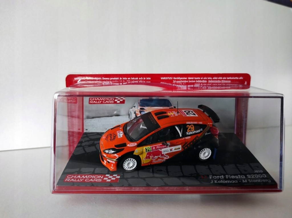 Model kolekcjonerski Ford Fiesta S2000 Rajd Portugalii 2010 J.Ketomaa - M.Stenberg 1:43 Model kolekcjonerski Ford Fiesta S2000 Rajd Portugalii 2010 J.Ketomaa - M.Stenberg 1:43