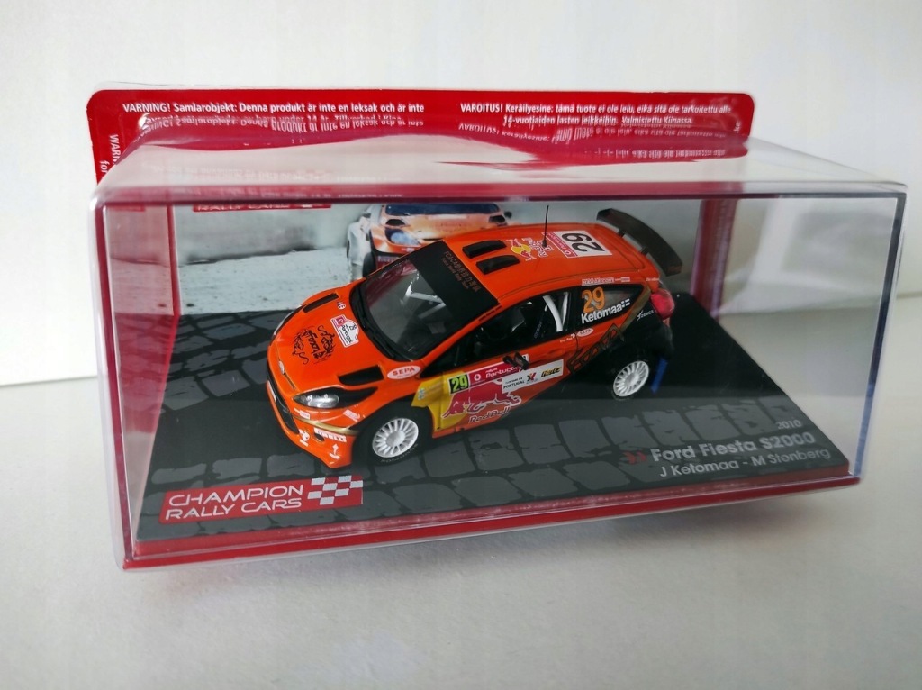 Model kolekcjonerski Ford Fiesta S2000 Rajd Portugalii 2010 J.Ketomaa - M.Stenberg 1:43 Model kolekcjonerski Ford Fiesta S2000 Rajd Portugalii 2010 J.Ketomaa - M.Stenberg 1:43
