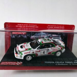 Model kolekcjonerski Toyota Celica Turbo 4WD (ST185) Rally Finland 1993 Kankkunen Giraudet 1:43