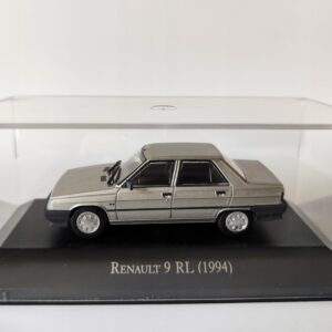 Model kolekcjonerski RENAULT 9 RL ( 1994 ) SALVAT + Gablotka 1:43 Model kolekcjonerski RENAULT 9 RL ( 1994 ) SALVAT + Gablotka 1:43