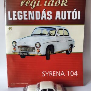 Model kolekcjonerski Syrena 104 Legendarne samochody DEAGOSTINI 1:43