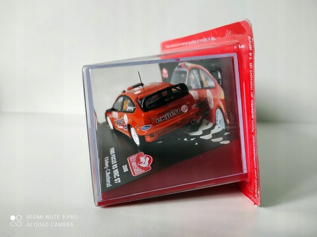 Model kolekcjonerski Ford Focus RS WRC 07 RALLY Monte Carlo 2008 H. Solberg C. Menkerud 1:43 Model kolekcjonerski Ford Focus RS WRC 07 RALLY Monte Carlo 2008 H. Solberg C. Menkerud 1:43