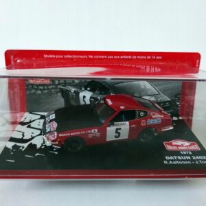 Model kolekcjonerski Datsun 240Z Rally Monte Carlo 1972 R. Aaltonen - J. Todt 1:43