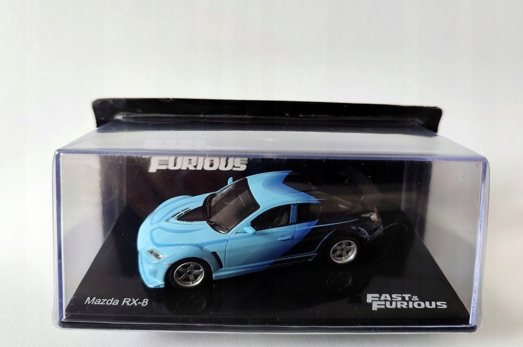 Model kolekcjonerski Mazda RX-8 (2004) Szybcy i wściekli NR 28 Fast and Furious Deagostini 1:43 Model kolekcjonerski Mazda RX-8 (2004) Szybcy i wściekli NR 28 Fast and Furious Deagostini 1:43