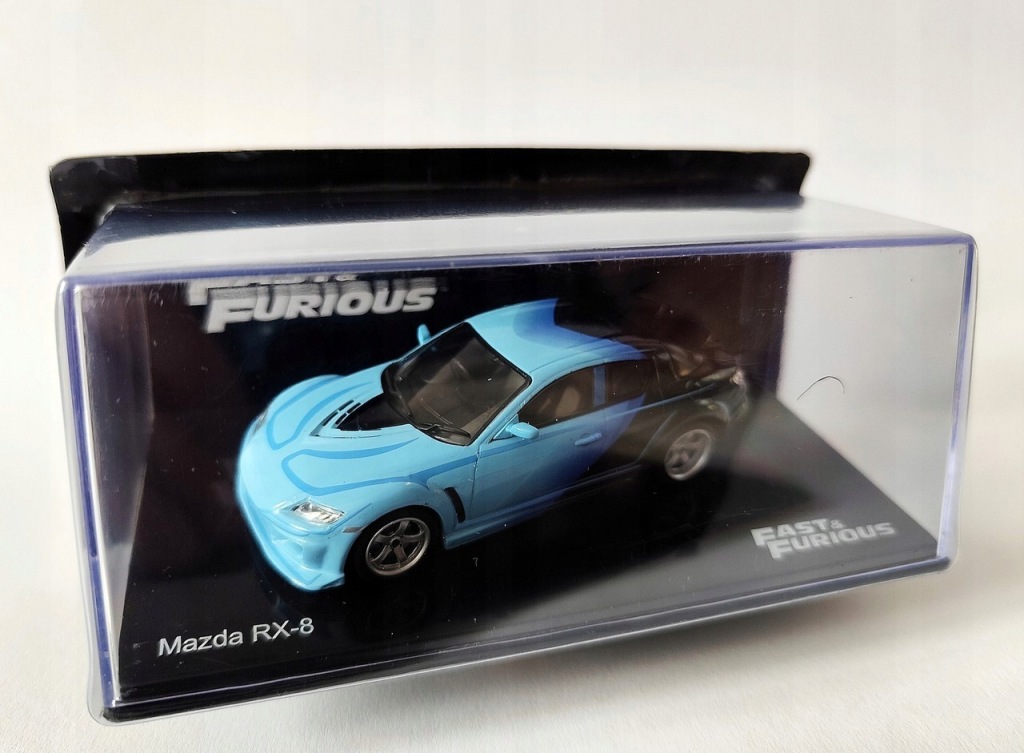 Model kolekcjonerski Mazda RX-8 (2004) Szybcy i wściekli NR 28 Fast and Furious Deagostini 1:43 Model kolekcjonerski Mazda RX-8 (2004) Szybcy i wściekli NR 28 Fast and Furious Deagostini 1:43