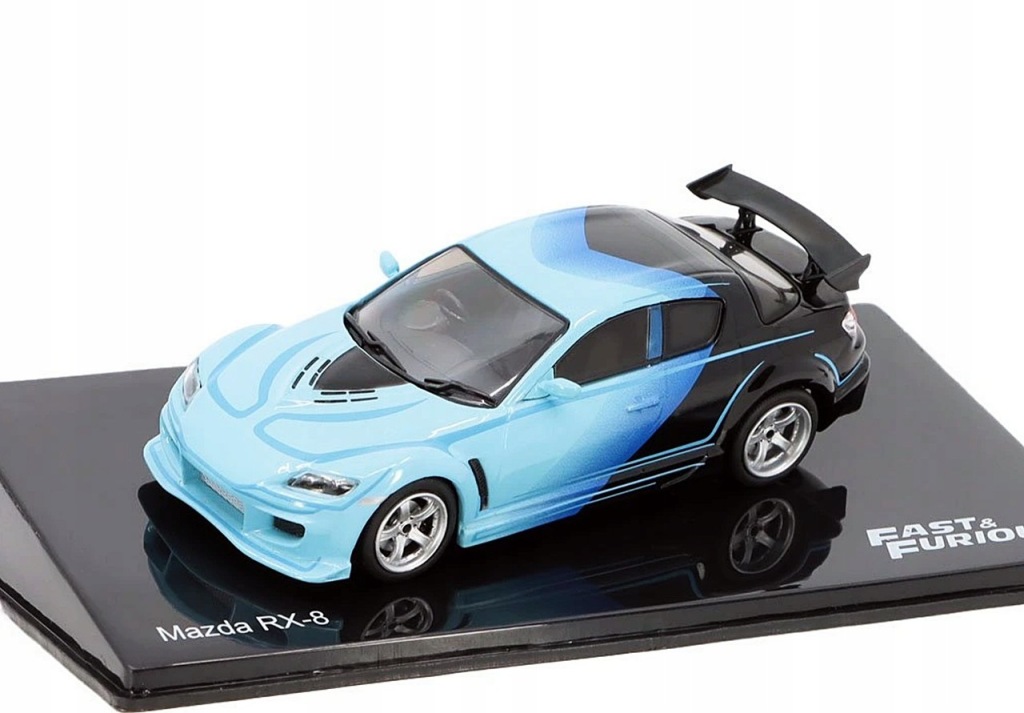 Model kolekcjonerski Mazda RX-8 (2004) Szybcy i wściekli NR 28 Fast and Furious Deagostini 1:43 Model kolekcjonerski Mazda RX-8 (2004) Szybcy i wściekli NR 28 Fast and Furious Deagostini 1:43