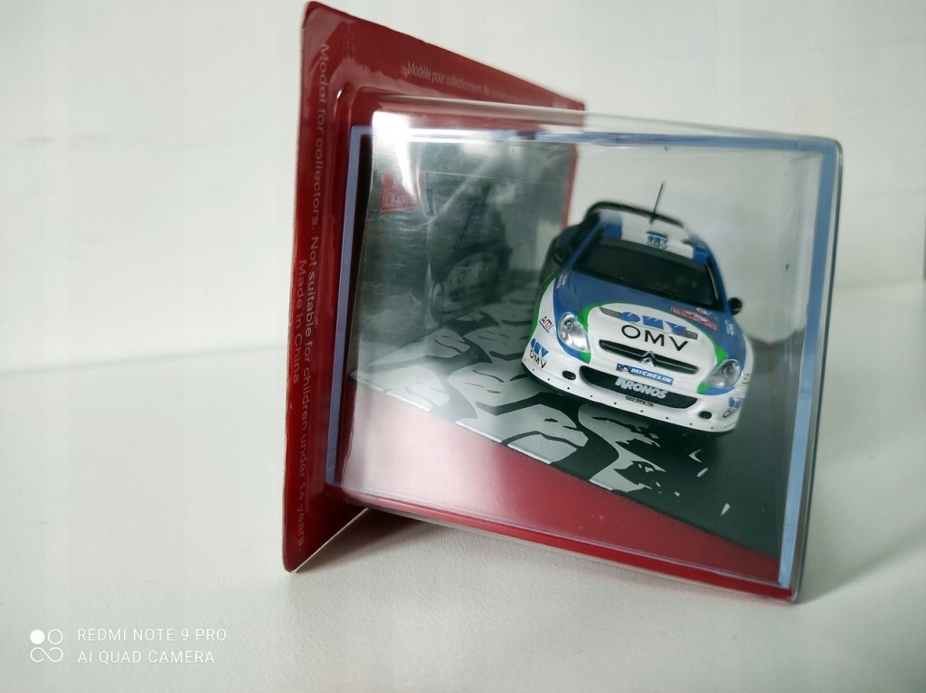 Model kolekcjonerski Citroen Xsara WRC OMV Rally Monte Carlo 2005 M. Stohl - I. Minor 1:43 Model kolekcjonerski Citroen Xsara WRC OMV Rally Monte Carlo 2005 M. Stohl - I. Minor 1:43