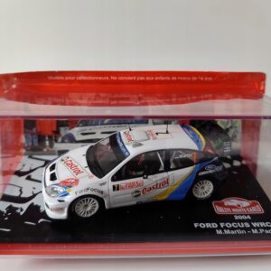 Model kolekcjonerski Ford Focus WRC Rallye Monte-Carlo 2004 M. Martin -M. Park 1:43