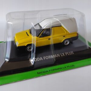 Model kolekcjonerski Skoda Forman LX Plus żółta Kaleidoskop DeAgostini 1:43 Model kolekcjonerski Skoda Forman LX Plus żółta Kaleidoskop DeAgostini 1:43