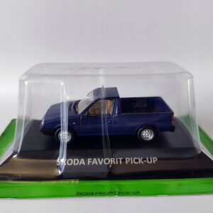 Model kolekcjonerski Skoda Favorit Pick-Up 1:43 DeAgostini niebieski model kolekcjonerski