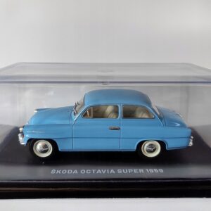 Model kolekcjonerski Skoda Octavia Super 1959 + Gablotka gazetka nr 10 DeAgostini 1:24 Model kolekcjonerski Skoda Octavia Super 1959 + Gablotka gazetka nr 10 DeAgostini 1:24
