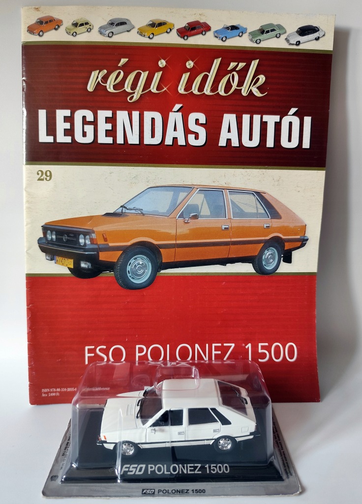 Model kolekcjonerski FSO Polonez 1500 Legendarne samochody DEAGOSTINI kultowe auta PRL 1:43 Model kolekcjonerski FSO Polonez 1500 Legendarne samochody DEAGOSTINI kultowe auta PRL 1:43