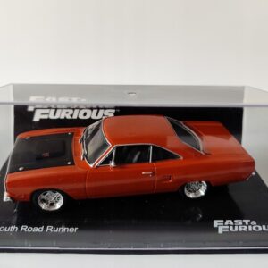 Model kolekcjonerski Plymouth Road Runner (1970) Szybcy i wściekli Fast and Furious 1:43 Model kolekcjonerski Plymouth Road Runner (1970) Szybcy i wściekli Fast and Furious 1:43
