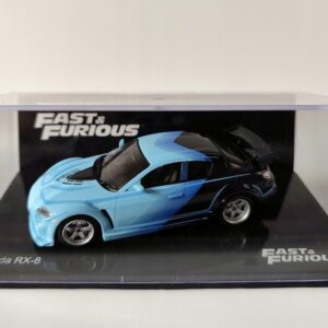 Model kolekcjonerski Mazda RX-8 (2004) Szybcy i wściekli Fast and Furious Deagostini 1:43