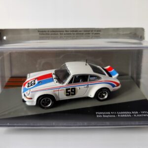 Model kolekcjonerski Porsche 911 Carrera RSR 1973 #59 24h Daytona 1:43 DeAgostini Model kolekcjonerski Porsche 911 Carrera RSR 1973 #59 24h Daytona 1:43 DeAgostini