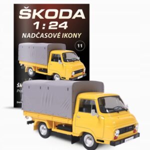 Model kolekcjonerski Skoda 1203 ROL Pick-up + Gablotka gazetka nr 10 DeAgostini 1:24