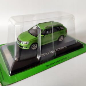 Model kolekcjonerski Skoda Fabia Combi III Kaleidoskop DeAgostini 1:43 Zielony