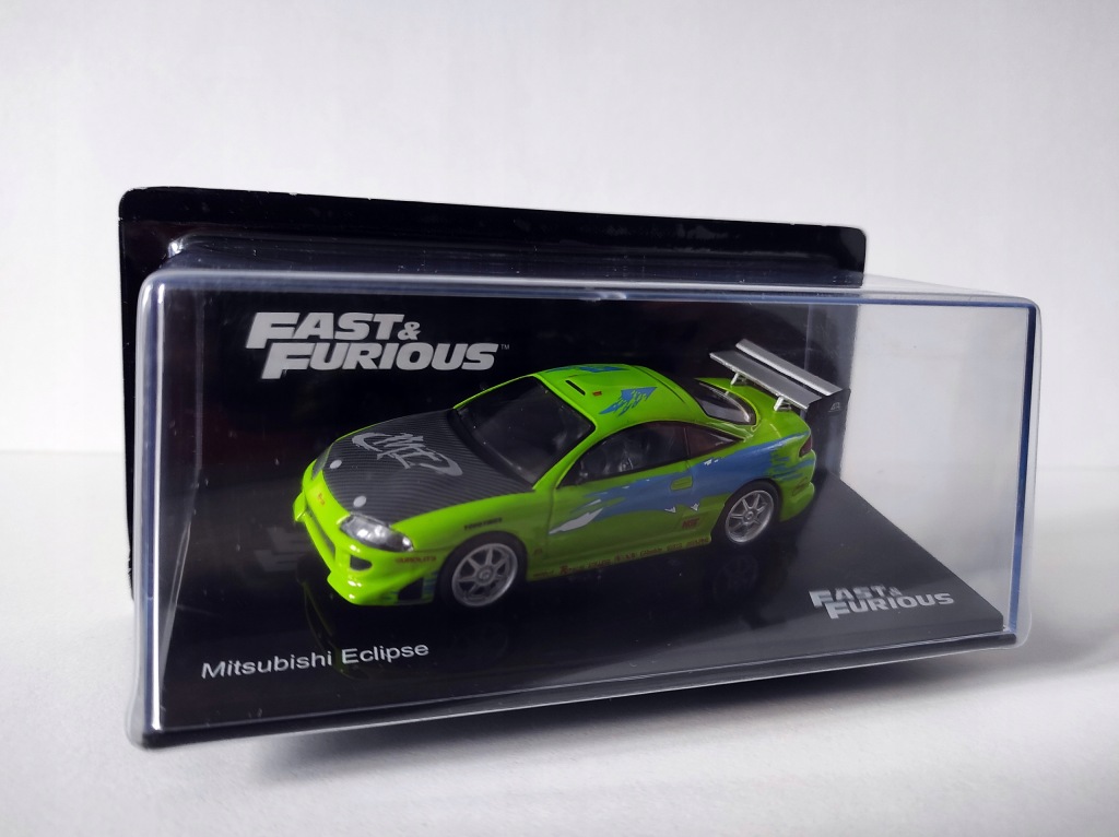 Model kolekcjonerski Mitsubishi Eclipse ( 1995 ) Fast and Furious 1:43 Gazetka HU Model kolekcjonerski Mitsubishi Eclipse ( 1995 ) Fast and Furious 1:43 Gazetka HU
