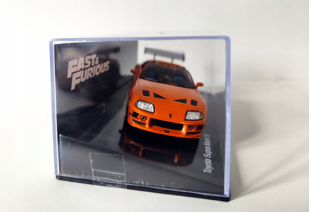 Model kolekcjonerski Toyota Supra Mark IV 1994 Fast & Furious 1:43 DeAgostini Gazetka PL Model kolekcjonerski Toyota Supra Mark IV 1994 Fast & Furious 1:43 DeAgostini Gazetka PL