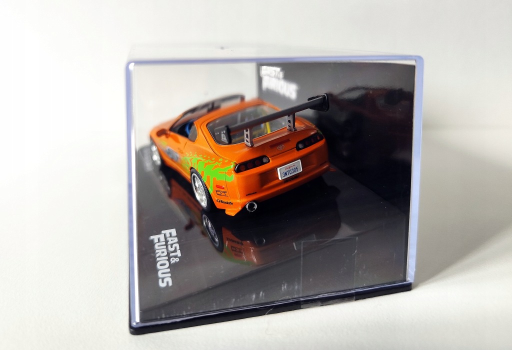 Model kolekcjonerski Toyota Supra Mark IV 1994 Fast & Furious 1:43 DeAgostini Gazetka PL Model kolekcjonerski Toyota Supra Mark IV 1994 Fast & Furious 1:43 DeAgostini Gazetka PL