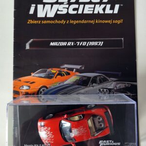Model kolekcjonerski Mazda RX-7 FD 1993 Fast & Furious 1:43 DeAgostini + gazetka PL