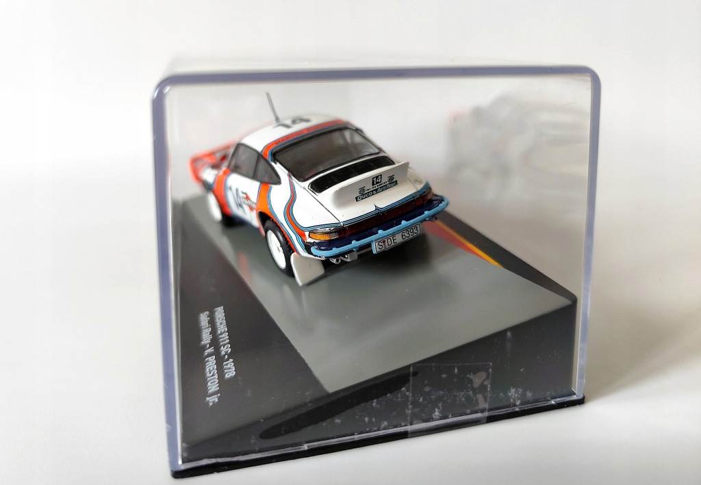 Model kolekcjonerski Porsche 911 SC 1978 #14 Safari Rally DeAgostini 1:43 Model kolekcjonerski Porsche 911 SC 1978 #14 Safari Rally DeAgostini 1:43