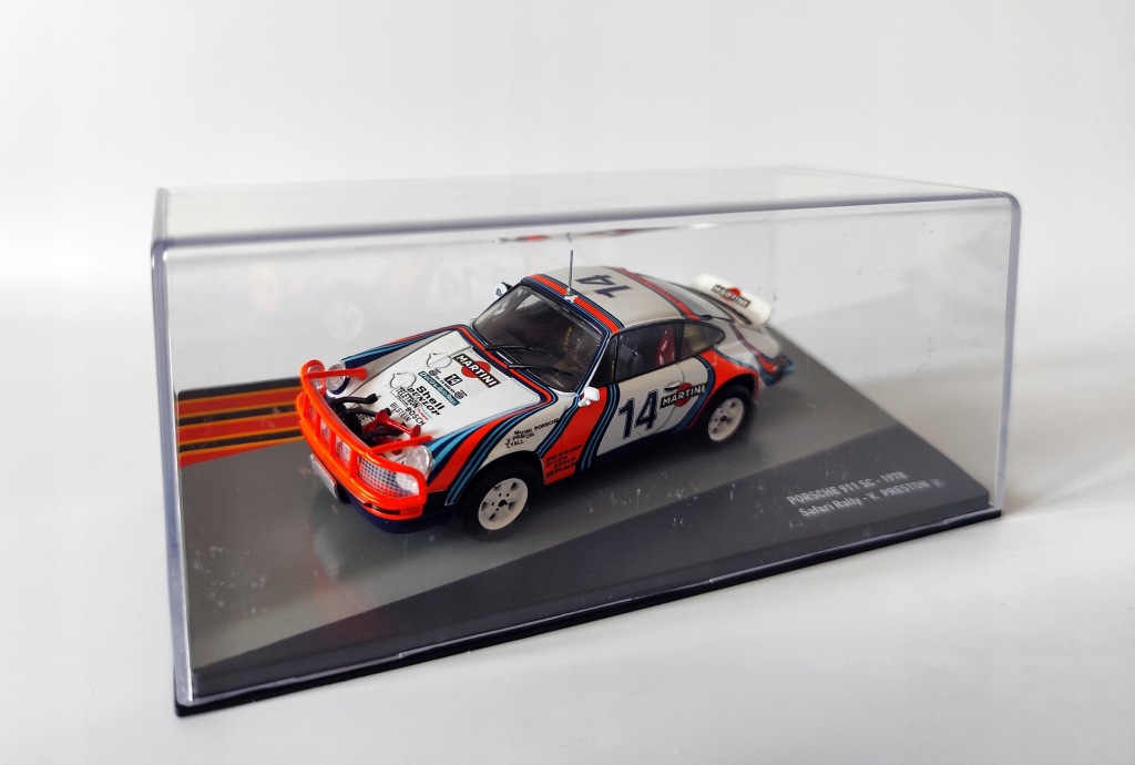 Model kolekcjonerski Porsche 911 SC 1978 #14 Safari Rally DeAgostini 1:43 Model kolekcjonerski Porsche 911 SC 1978 #14 Safari Rally DeAgostini 1:43