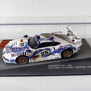 Model kolekcjonerski Porsche 911 GT1 1996 #25 24h Le Mans Stuck - T. Boutsen DeAgostini 1:43 Model kolekcjonerski Porsche 911 GT1 1996 #25 24h Le Mans Stuck - T. Boutsen DeAgostini 1:43