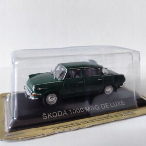 Model kolekcjonerski Skoda 1000 MBG De Luxe KULTOWE AUTA PRL u KAP DeAgostini 1:43