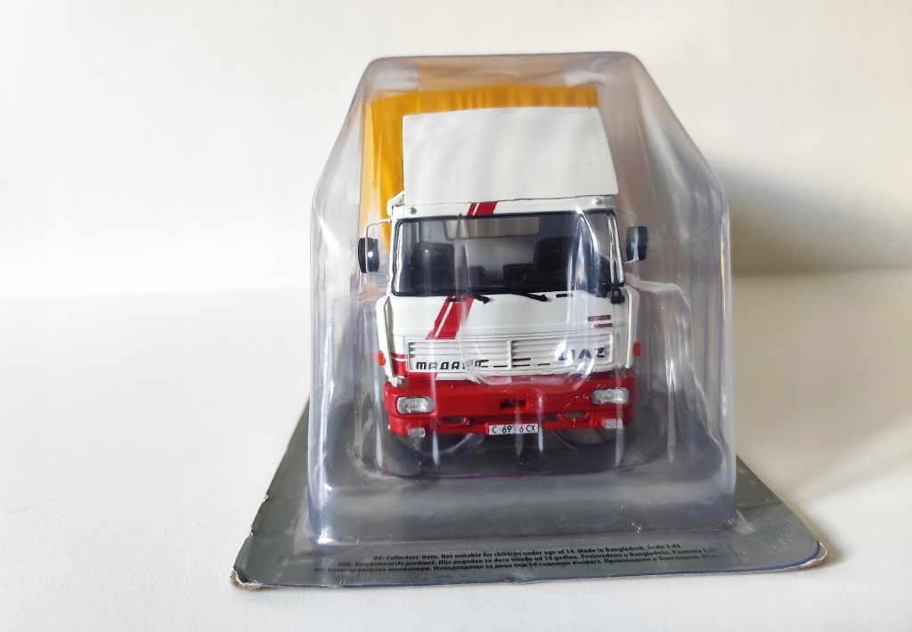 Model kolekcjonerski LIAZ 796 Madara Kultowe Ciężarówki DeAgostini + Gazetka BG 1:43 Model kolekcjonerski LIAZ 796 Madara Kultowe Ciężarówki DeAgostini + Gazetka BG 1:43